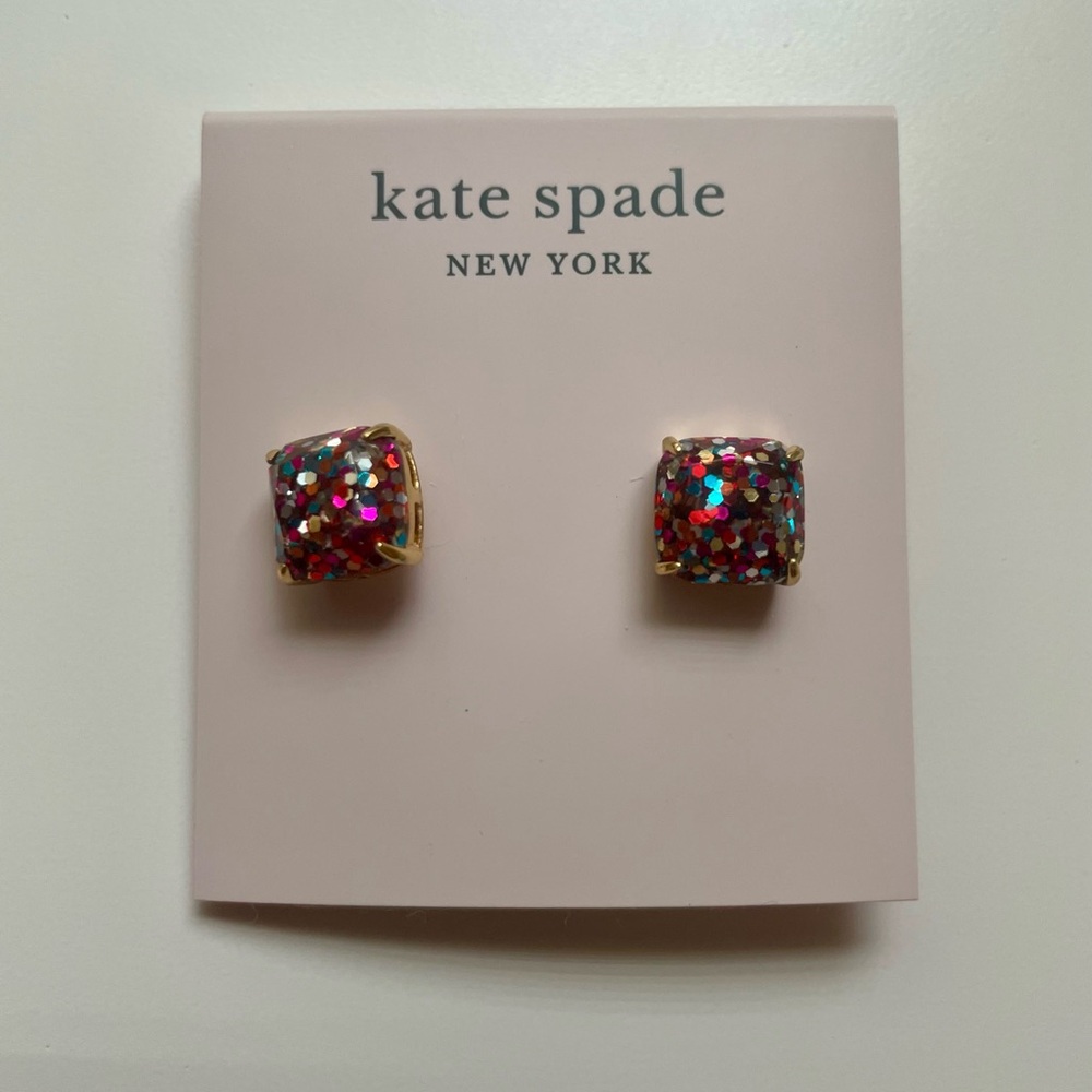 Kate Spade Glitter Confetti Earrings - Picture 2 of 4